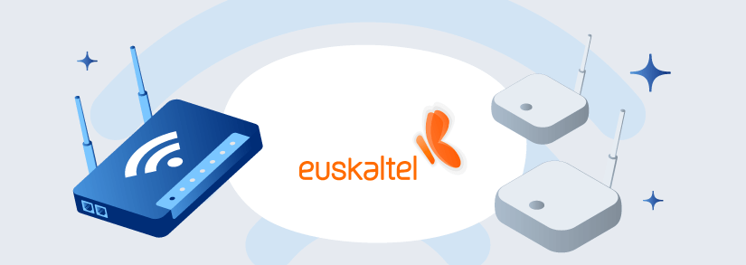 Amplificadores Wifi Mesh Euskaltel Router y amplificadores Wifi Mesh Euskaltel