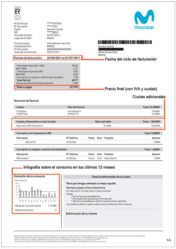 Factura De Movistar Consumo Descargar Factura Sin Papel 6157